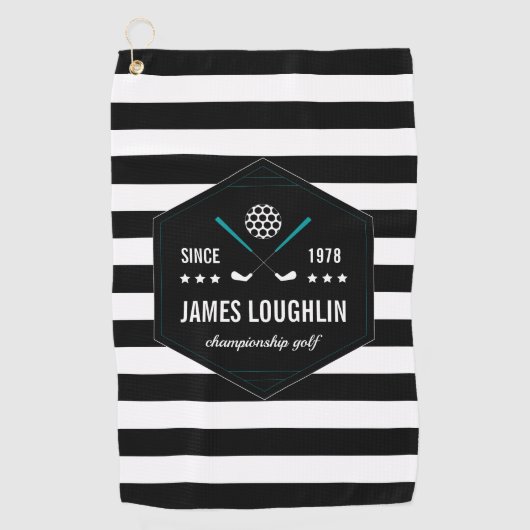 Persoonlijke Golf Club Logo Golfhanddoek (Voorkant)