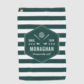 Persoonlijke Golf Club Logo Golfhanddoek (Voorkant)
