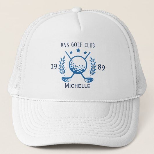 Persoonlijke Golf Club Naam Trucker Pet (Voorkant)