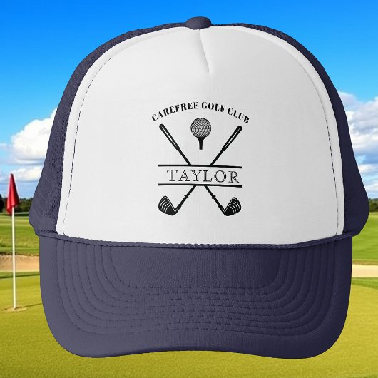 Persoonlijke Golf Club Naam Trucker Pet