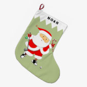 Persoonlijke Golf Grote Kerstsok (Voorkant (Hangend))