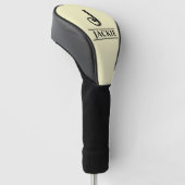 Persoonlijke Golf Head Cover met Monogram (Schuin)