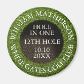 Persoonlijke Golf Hole in One Award Magneet (Voorkant)