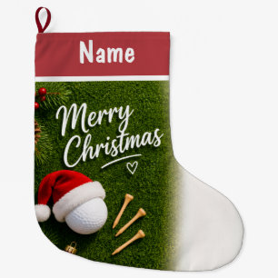 Persoonlijke golf kerstcadeaus grote kerstsok