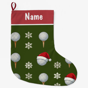 Persoonlijke golf kerstcadeaus grote kerstsok