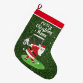 Persoonlijke Golf-kerstcadeautjes met kerstcadeaus Grote Kerstsok (Voorkant (Hangend))