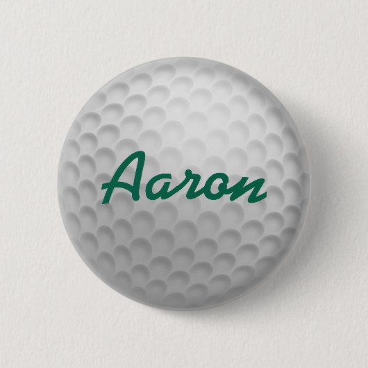 Persoonlijke Golf Knop Ronde Button 5,7 Cm (Voorkant)