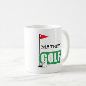 Persoonlijke Golf Koffiemok (Voorkant rechts)