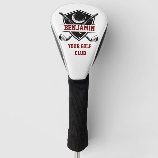 Persoonlijke Golf Liefhebber Golfheadcover (Voorkant)