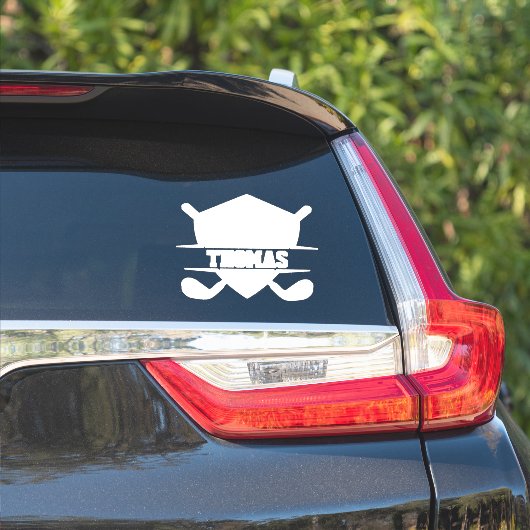 Persoonlijke Golf Liefhebber Sticker (Auto Zijkant)