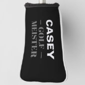 Persoonlijke Golf Meister Grappig Golfheadcover (Draai 90)