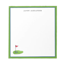 Persoonlijke Golf Notitieblok