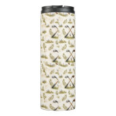 Persoonlijke Golf Papa Beste Door Par Monogram Thermosbeker (Achterkant)