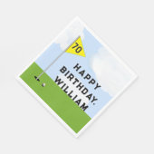 Persoonlijke Golf Party Servet (Hoek)