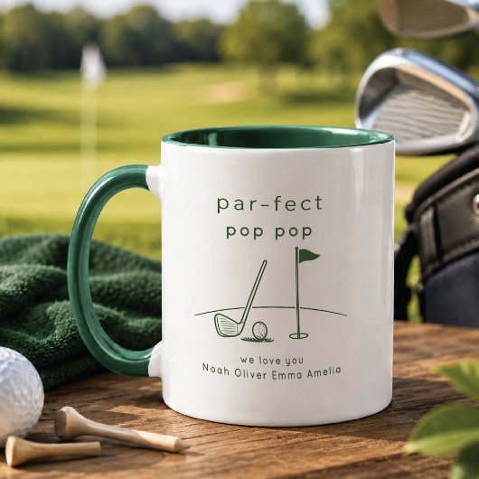 Persoonlijke Golf Pop Pop Mok Aangepast Cadeau