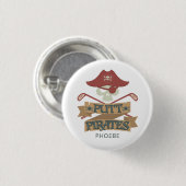 Persoonlijke Golf Putt Pirates Golfing Sports Ronde Button 3,2 Cm (Voorkant /achterkant)