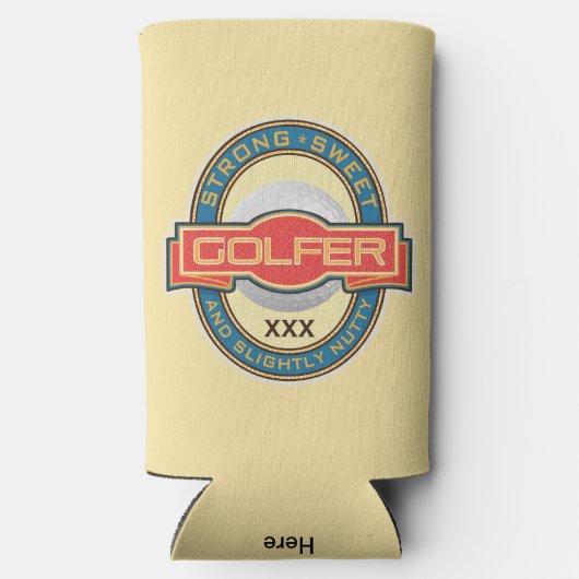 Persoonlijke Golf Seltzer Koelbox Blikjeskoeler (Achterkant)