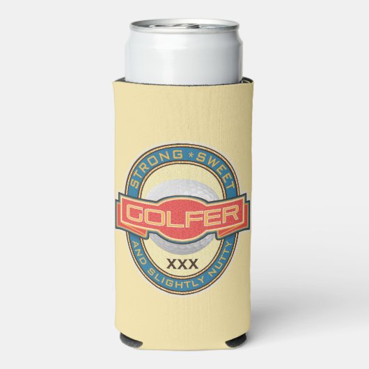 Persoonlijke Golf Seltzer Koelbox Seltzer Blikjeskoeler (Seltzer Achterkant)