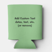 Persoonlijke Golf Thema Blikje Koeler (Achterkant)