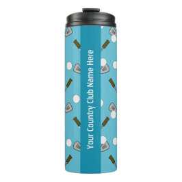 Persoonlijke golf-thema thermische tumbler – op ma thermosbeker