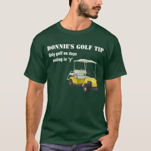 Persoonlijke Golf Tip Golfer Green T-Shirt