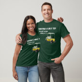 Persoonlijke Golf Tip Golfer Green T-Shirt (Unisex)