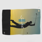 Persoonlijke Golf Towel HAMbyWG Golfhanddoek (Horizontaal)