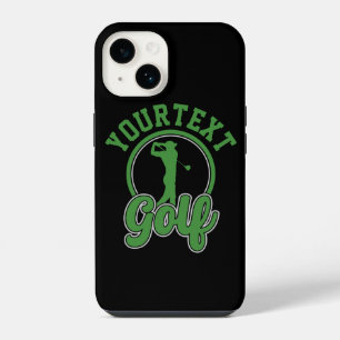 Persoonlijke Golf VOEG NAAM TOE Retro Pro Golfer S iPhone 14 Hoesje