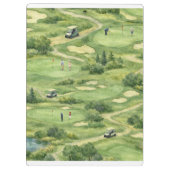 Persoonlijke golfbaan klembord (Achterkant)