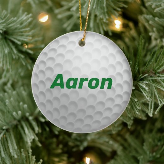 Persoonlijke golfbal Kerst ornament cadeau (Boom)
