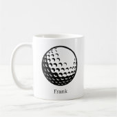 Persoonlijke Golfbal Koffiemok (Links)