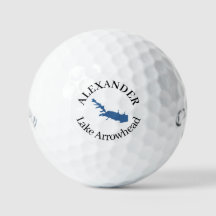 Persoonlijke Golfballen in het Arrowiad-meer