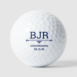 Persoonlijke golfballen voor bruidsjonkers