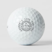 Persoonlijke golfballen voor je 50ste verjaardag (Voorkant)