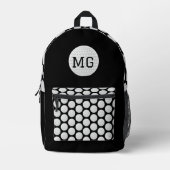 Persoonlijke Golfbalpatroon Rugzak (Voorkant)
