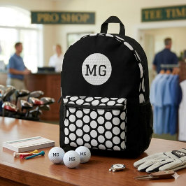 Persoonlijke Golfbalpatroon Rugzak