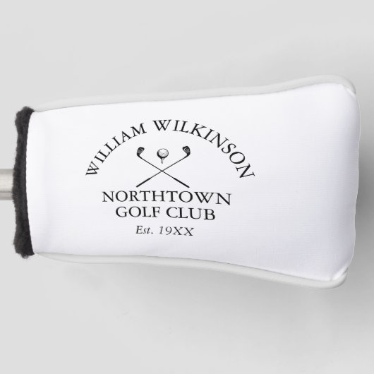Persoonlijke Golfclub En Ledenaam Golfheadcover (Voorkant)