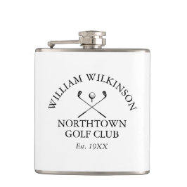 Persoonlijke Golfclub En Ledenaam Heupfles