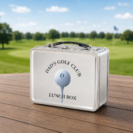 Persoonlijke Golfclub Golvende Papa Metalen Lunchb