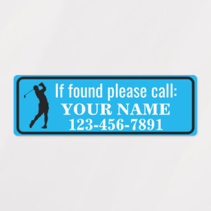 Persoonlijke Golfclub Labels