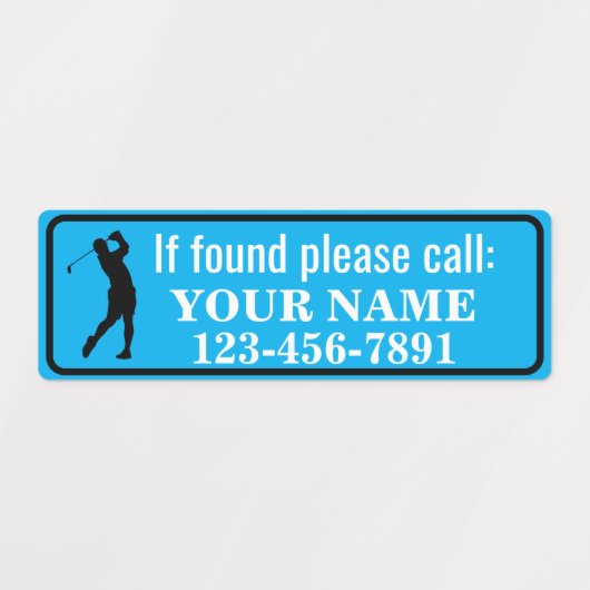 Persoonlijke Golfclub Labels (Design 2)