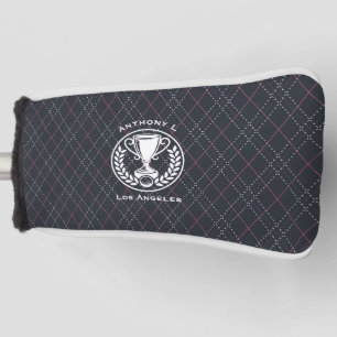 Persoonlijke Golfclub met Preppy Uitstraling Golfheadcover