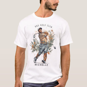 Persoonlijke Golfclub Naam Klassiek T-shirt