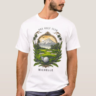 Persoonlijke Golfclub Naam Klassiek T-shirt