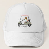 Persoonlijke Golfclub Naam Trucker Hoed 2026 Pet (Voorkant)