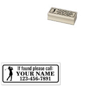 Persoonlijke Golfclub Rubberstempel (Gestempeld)