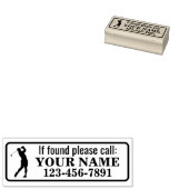 Persoonlijke Golfclub Rubberstempel (Gestempeld)
