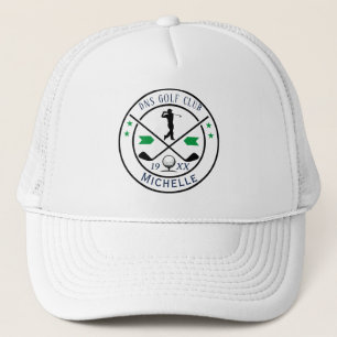 Persoonlijke Golfclubnaam Klassiek Trucker Pet