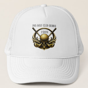 Persoonlijke Golfclubnaam Klassiek Trucker Pet