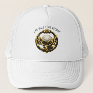 Persoonlijke Golfclubnaam Klassiek Trucker Pet
